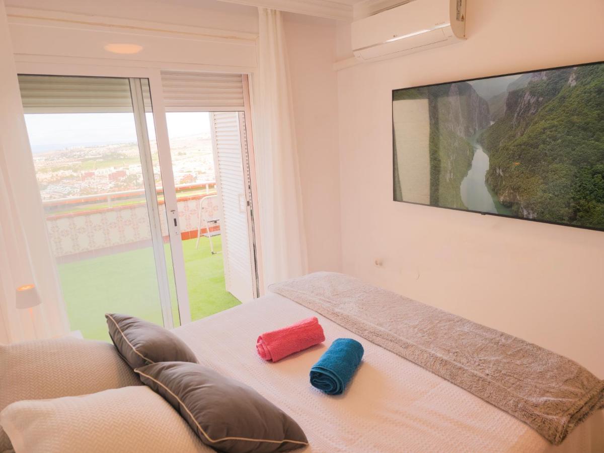 Luxury Sunset 408 Heated Pool With Air Condition And Sea Views Costa Adeje  Eksteriør billede